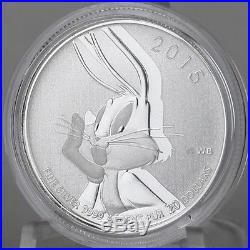 1//4 oz 2015 Bugs Bunny Canada $20 Dollars Silver Coin