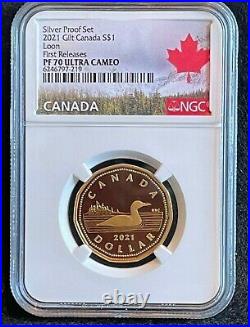 100th Anniv of Bluenose 2021 Canada Proof Silver 7 Coin UC PF70 RARE