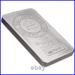 10 oz. RCM Silver Bar Royal Canadian Mint. 9999 Fine