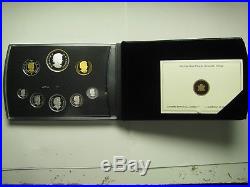1812-2012 Premium Proof Set 200th Ann War Farewell Penny Canada. 9999 silver