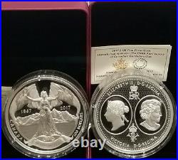 1867-2017 $100 10OZ Silver Coin Canada Confederation Medal 150th Confederation