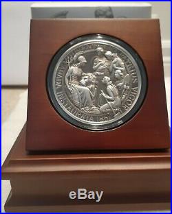 1867-2017 Canada150 10OZ Silver Confederation Medal Re-strike Antique Mintage200