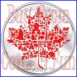 1867-2017 Canadian Icons $50 5OZ Pure Silver Coin with Canada 150 Privy Mark