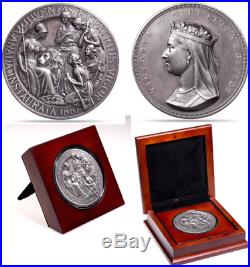 1867-2017 Confederation Medal Restrike 10OZ Silver Antique Canada150, Mintage200