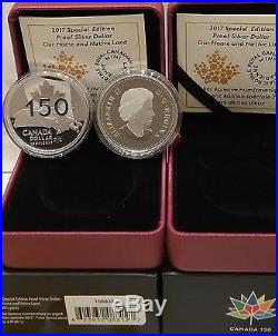 1867-2017 Special Edition Proof Pure Silver Dollar Canada Our Home & Native Land