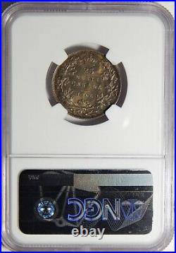 1906 Canada Silver 25 Cents Large Crown NGC MS-62 25c 1906 Canada Silver 25 Cents Large Crown NGC MS-62 25c
