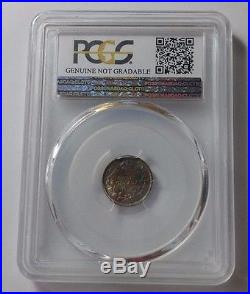 1908 (Large 8) Canada Silver 5 Cents PCGS UNC Details Cleaning