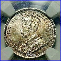 1913 Canada Silver 10 Cents SL NGC MS-65 RARE