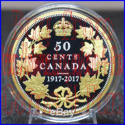 1917-2017 Canada Masters Club Half-Dollar Anniversary 50-cent Pure Silver Coin