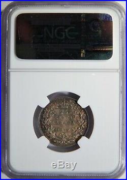 1919 Canada Silver 25 Cents NGC MS-64 25c