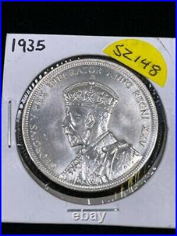 1935 $1 Canada Silver Dollar Gem BU Uncirculated George V Flashy Blast (SZ148)