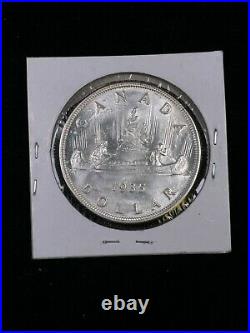 1935 $1 Canada Silver Dollar Gem BU Uncirculated George V Flashy Blast (SZ148)
