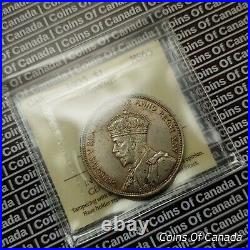 1935 Canada $1 Silver Dollar Coin ICCS MS-65 Original Toning #coinsofcanada