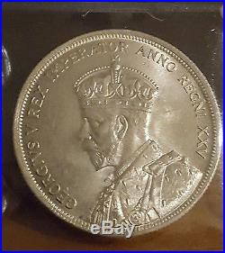 1935 Canada Canadian Silver Dollar Error Doubling CCCS MS RARE