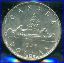 1935 Canada, King George V, Silver Dollar, ICCS MS-66 Gem