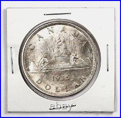 1935 Canada Silver Dollar Choice Uncirculated Nice Coin