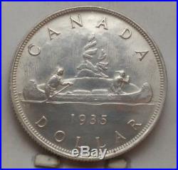 1935 Canada Silver Dollar Coin GEM UNC