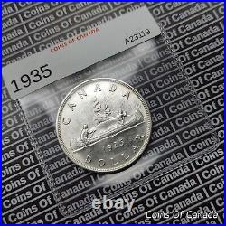 1935 Canada Silver Dollar Coin Uncirculated High Grade BU/MS $1 #coinsofcanada