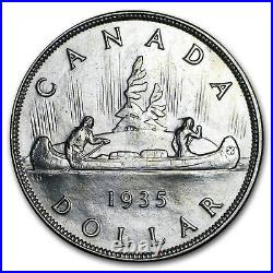1935 Canada Silver Dollar George V BU SKU#55984