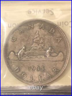 1935 Canada Silver Dollar MS65