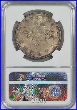 1936 Canada George V Silver Dollar $1 NGC MS64