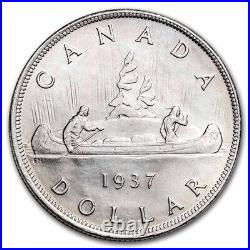 1937 Canada Silver Dollar George VI BU