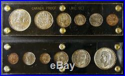 1937 Canada Silver Uncirculated Set 6 Coin in Capital Holder MS