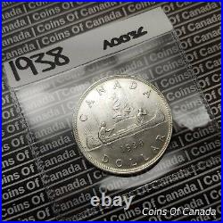 1938 Canada $1 Silver Dollar UNCIRCULATED Coin Great Eye Appeal #coinsofcanada