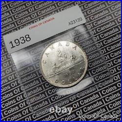 1938 Canada Silver Dollar Coin Uncirculated High Grade MS/BU $1 #coinsofcanada