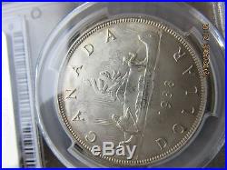 1938 Canada Silver Dollar MS63+ PCGS