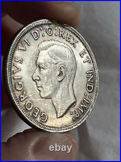 1938 canada silver dollar Brilliant uncirculated