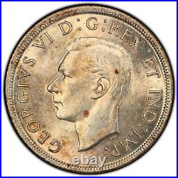 1939 $1 PCGS MS63 Canada Silver Dollar Nice Golden Toning