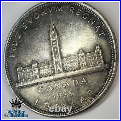 1939 Canada 1 Dollar Double HP High Grade Rare