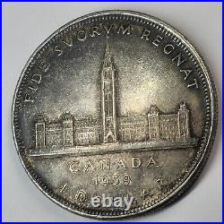 1939 Canada 1 Dollar Double HP High Grade Rare