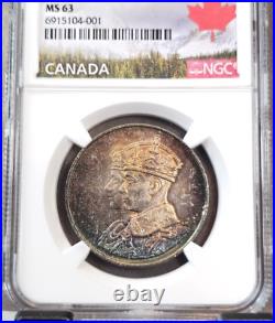1939 Canada Silver Medal Charlton 252a Royal Visit Ngc Ms 63 Great Color