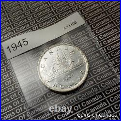 1945 Canada $1 Silver Dollar UNCIRCULATED Coin Nice Coin! #coinsofcanada