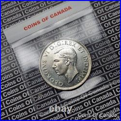 1945 Canada Silver Dollar Coin Uncirculated High Grade MS/BU $1 #coinsofcanada