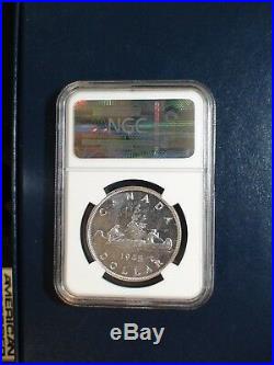 1945 Canada Silver Dollar NGC MS62 BETTER KEY DATE $1 COIN BUY IT NOW