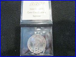1945 Canada Silver Dollar -iccs Graded Ms62 -key Date