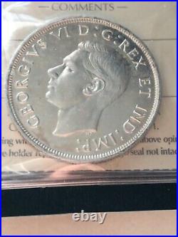 1946 ICCS Graded Canadian Silver Dollar MS-62