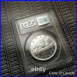 1947 Canada $1 Silver Dollar PCGS MS 62 Maple Leaf ML -Nice Coin! #coinsofcanada