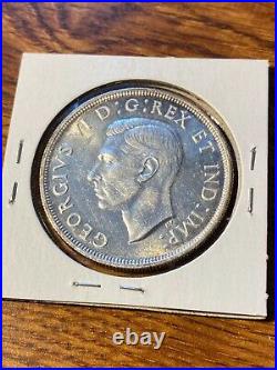1947 Canada Silver Dollar. Nice Unc