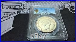 1947 Maple Leaf Canada Silver Dollar Ms62 Pcgs Graded Coin Rare Low Mintage
