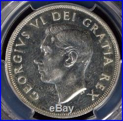 1948 Canada Silver $1 Explorer Dollar Pcgs Certified Ms 61 Mint State (541)