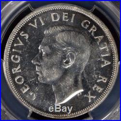 1948 Canada Silver $1 Explorer Dollar Pcgs Certified Ms 63 Mint State (542)