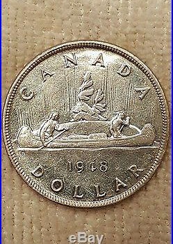 1948 Canada Silver Dollar in MS Condition