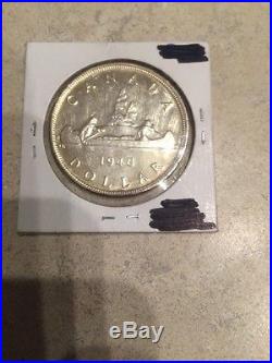 1948 Key Date Canada Silver Dollar UNC-PL Free Ship USA (x00776)