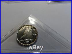 1948 canada silver dollar COMPLET SET BU-MS $1.50c, . 25c 10c, 05c. 01c all 48
