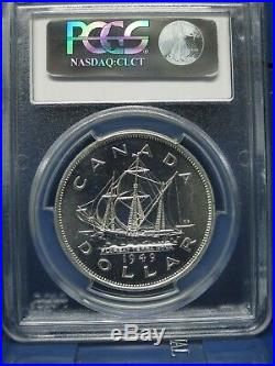 1949 $1 Canada Newfoundland Commemorative Silver Dollar George VI PCGS PL 66