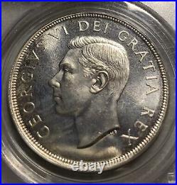 1949 $1 Canada Silver Dollar Pcgs Pl-66